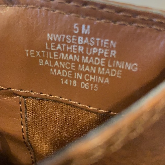 Nine West, size 5. Brown boots - mid calf. Excellent, new condition. - Picture 4 of 5